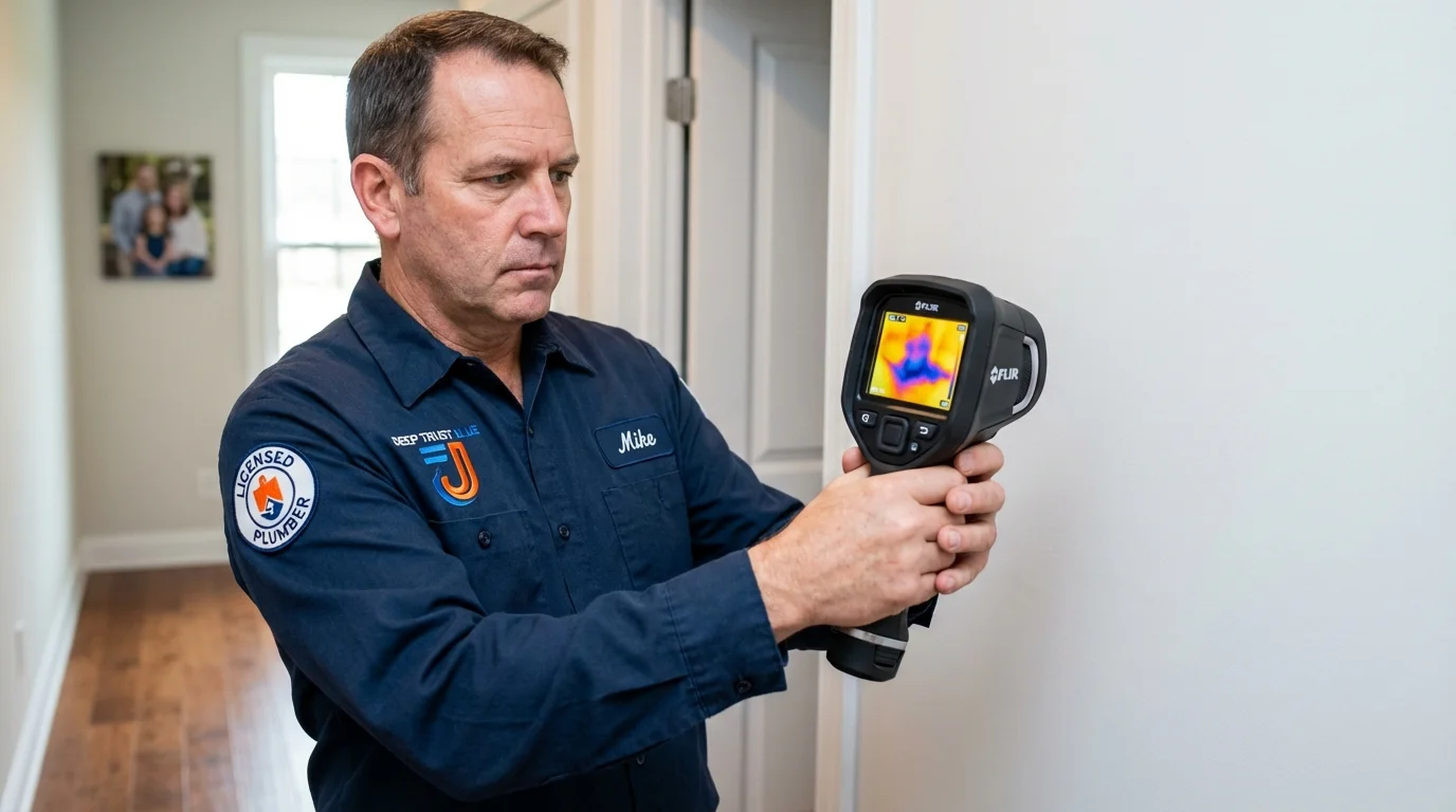 Thermal imaging leak detection by Johns Plumbing LLC in Navarre